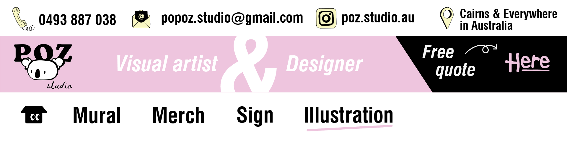 POZ Studio custom illustration